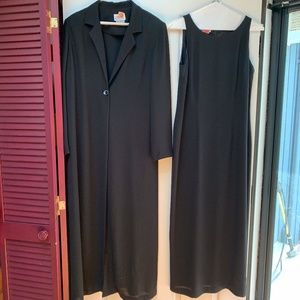 Black David Warren dress with Jacket.